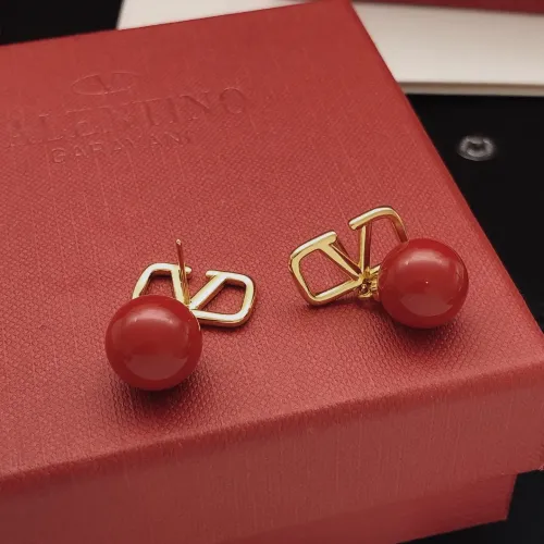 Replica Valentino Earrings For Women #1448232 $27.00 USD for Wholesale