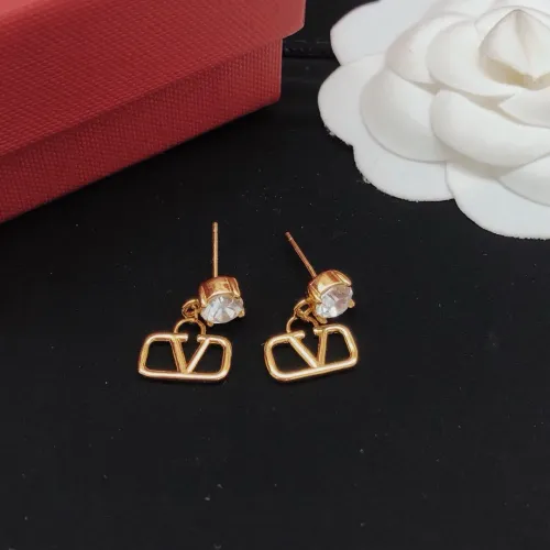 Replica Valentino Earrings For Women #1448236 $27.00 USD for Wholesale