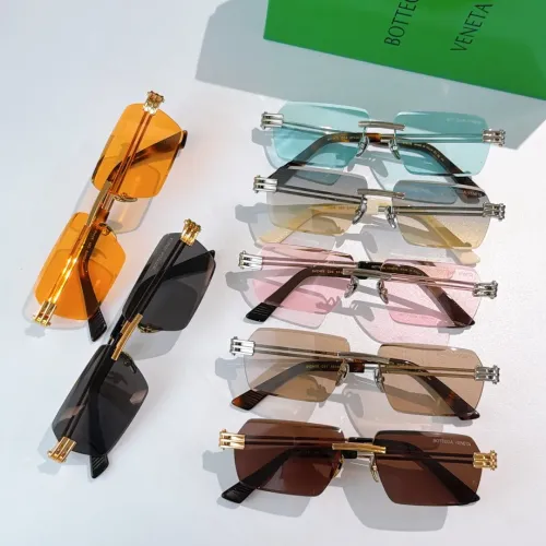 Replica Bottega Veneta AAA Quality Sunglasses #1448369 $56.00 USD for Wholesale