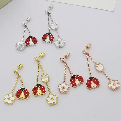 Replica Van Cleef & Arpels Earrings For Women #1448855 $27.00 USD for Wholesale