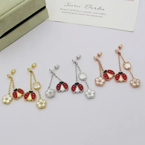Replica Van Cleef & Arpels Earrings For Women #1448855 $27.00 USD for Wholesale