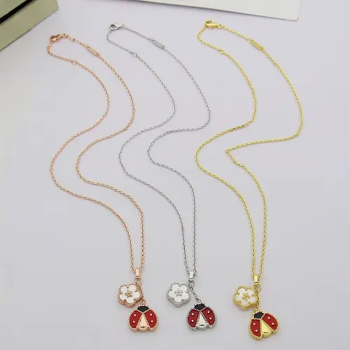 Replica Van Cleef & Arpels Necklaces For Women #1448860 $25.00 USD for Wholesale