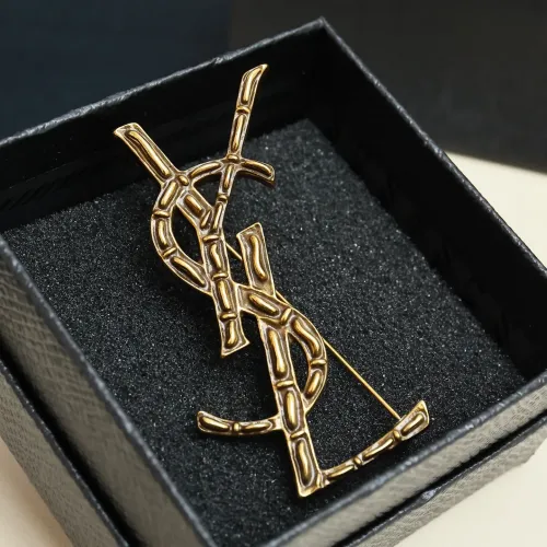 Replica Yves Saint Laurent Brooches For Women #1448864 $27.00 USD for Wholesale