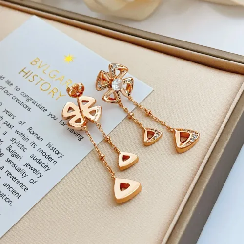 Replica Bvlgari Earrings For Women #1449327 $32.00 USD for Wholesale