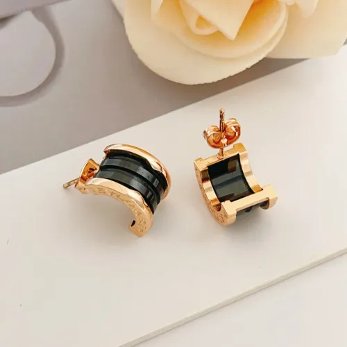 Replica Bvlgari Earrings For Women #1449341 $34.00 USD for Wholesale