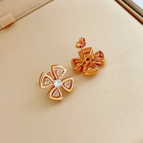 Replica Bvlgari Earrings For Women #1449342 $34.00 USD for Wholesale