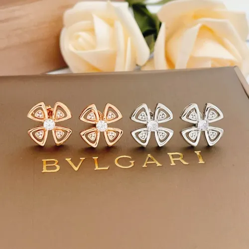Replica Bvlgari Earrings For Women #1449343 $34.00 USD for Wholesale