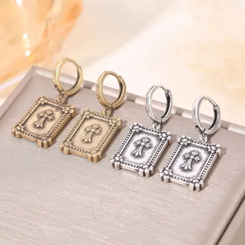 Replica Chrome Hearts Earrings For Women #1449395 $38.00 USD for Wholesale