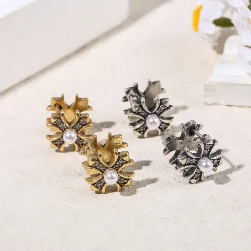 Replica Chrome Hearts Earrings For Women #1449397 $38.00 USD for Wholesale