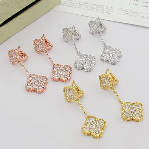 Replica Van Cleef & Arpels Earrings For Women #1449455 $32.00 USD for Wholesale