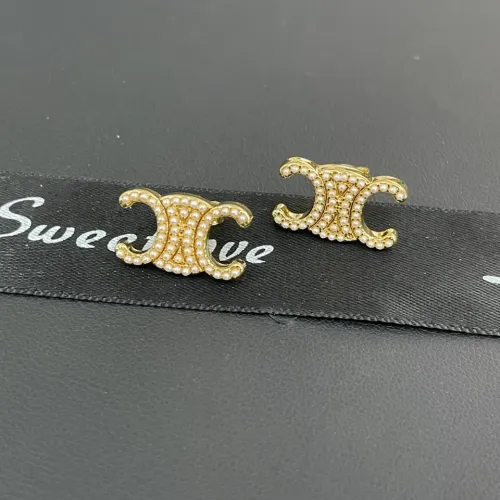 Replica Celine Earrings For Women #1449757 $36.00 USD for Wholesale