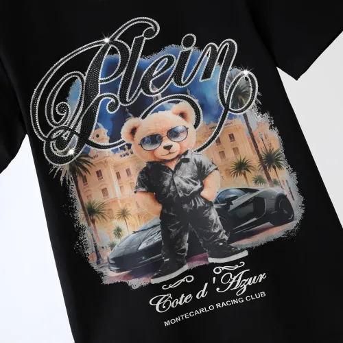 Replica Philipp Plein PP T-Shirts Short Sleeved For Men #1450001 $27.00 USD for Wholesale