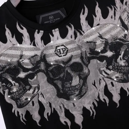 Replica Philipp Plein PP T-Shirts Short Sleeved For Men #1450017 $27.00 USD for Wholesale
