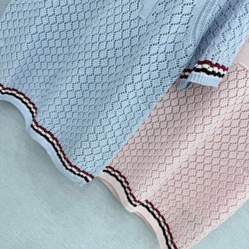 Replica Thom Browne TB T-Shirts Short Sleeved For Women #1450018 $76.00 USD for Wholesale