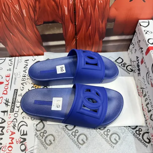 Replica Dolce & Gabbana D&G Slippers For Men #1450032 $52.00 USD for Wholesale