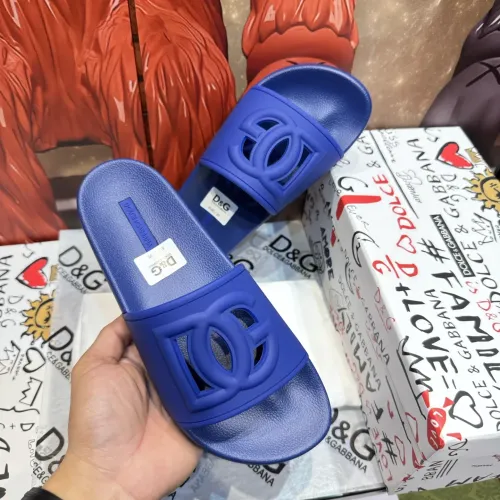 Replica Dolce & Gabbana D&G Slippers For Men #1450032 $52.00 USD for Wholesale