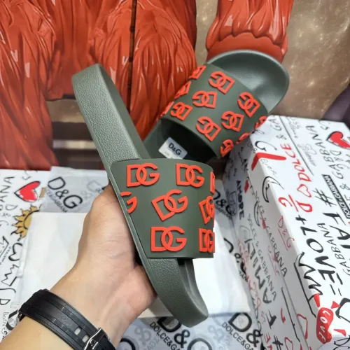 Replica Dolce & Gabbana D&G Slippers For Men #1450035 $52.00 USD for Wholesale