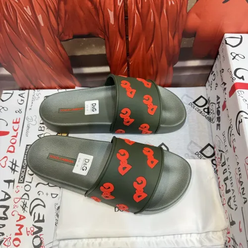 Replica Dolce & Gabbana D&G Slippers For Men #1450047 $52.00 USD for Wholesale