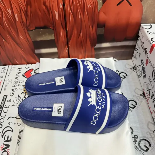 Replica Dolce & Gabbana D&G Slippers For Men #1450078 $52.00 USD for Wholesale