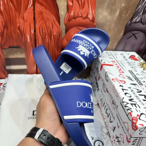 Replica Dolce & Gabbana D&G Slippers For Men #1450078 $52.00 USD for Wholesale