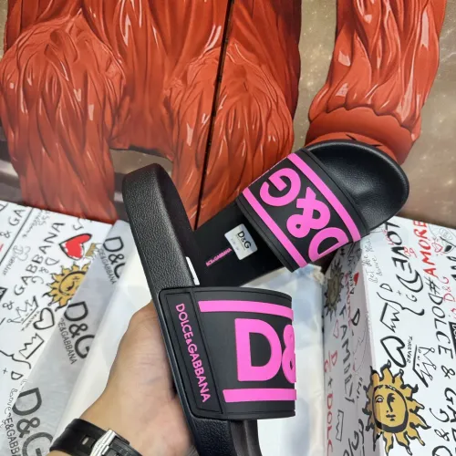 Replica Dolce & Gabbana D&G Slippers For Men #1450086 $52.00 USD for Wholesale