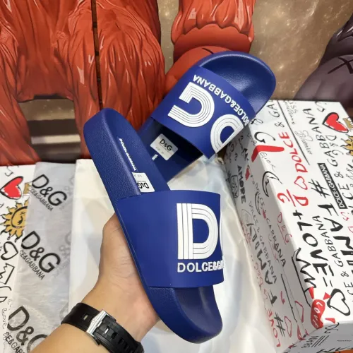 Replica Dolce & Gabbana D&G Slippers For Men #1450090 $52.00 USD for Wholesale