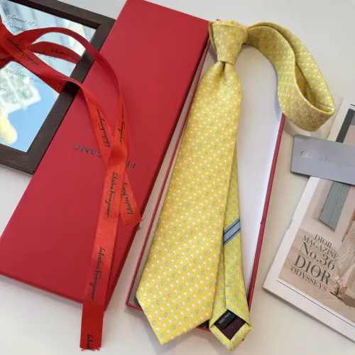Replica Salvatore Ferragamo Necktie For Men #1450406 $34.00 USD for Wholesale
