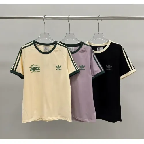 Replica Adidas T-Shirts Short Sleeved For Unisex #1450472 $32.00 USD for Wholesale