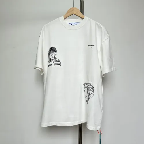 Off-White T-Shirts Short Sleeved For Unisex #1450502