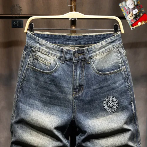Replica Chrome Hearts Jeans For Men #1450844 $40.00 USD for Wholesale