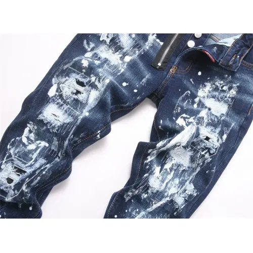Replica Dsquared Jeans For Men #1450897 $48.00 USD for Wholesale