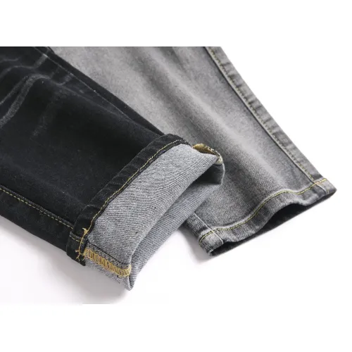 Replica Balmain Jeans For Men #1450917 $48.00 USD for Wholesale