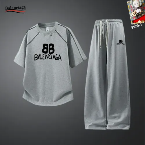 Balenciaga Fashion Tracksuits Short Sleeved For Men #1450979