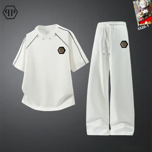 Philipp Plein PP Tracksuits Short Sleeved For Men #1451008