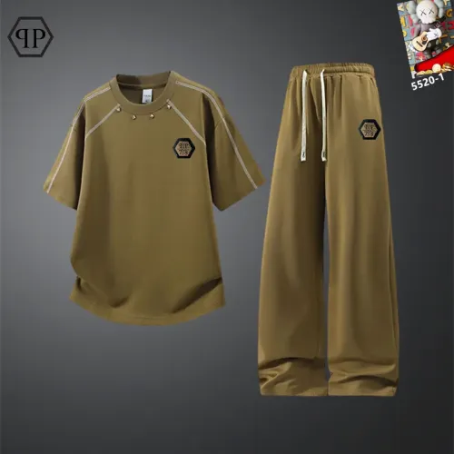 Philipp Plein PP Tracksuits Short Sleeved For Men #1451010