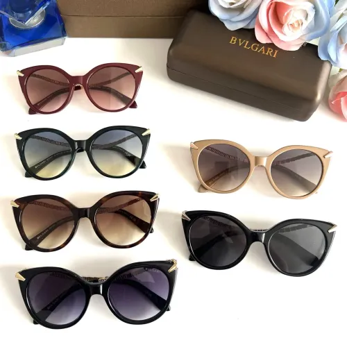Replica Bvlgari AAA Quality Sunglasses #1451045 $60.00 USD for Wholesale