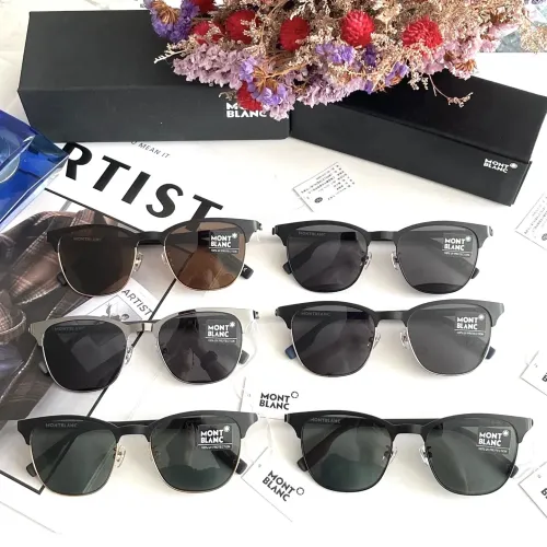 Replica Montblanc AAA Quality Sunglasses #1451486 $60.00 USD for Wholesale