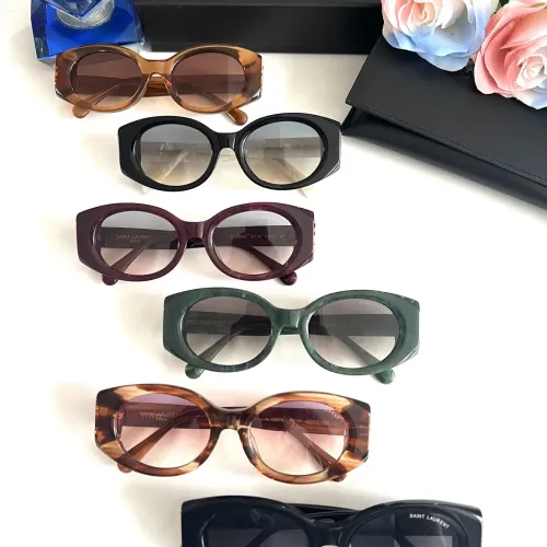 Replica Yves Saint Laurent YSL AAA Quality Sunglasses #1451685 $60.00 USD for Wholesale