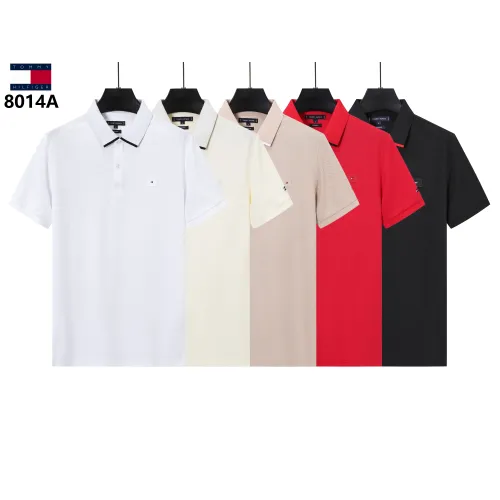 Replica Tommy Hilfiger TH T-Shirts Short Sleeved For Men #1452166 $38.00 USD for Wholesale