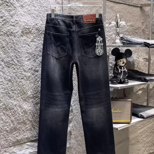 Replica Chrome Hearts Jeans For Men #1452320 $52.00 USD for Wholesale