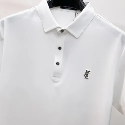 Replica Yves Saint Laurent YSL T-shirts Short Sleeved For Men #1452421 $48.00 USD for Wholesale