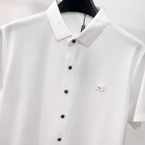Replica Dolce & Gabbana D&G Shirts Short Sleeved For Men #1452498 $52.00 USD for Wholesale
