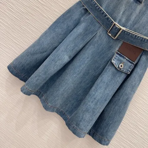 Replica LOEWE Dresses Short Sleeved For Women #1452533 $80.00 USD for Wholesale