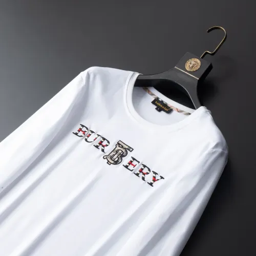 Replica Burberry T-Shirts Long Sleeved For Men #1452553 $42.00 USD for Wholesale