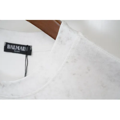Replica Balmain T-Shirts Short Sleeved For Unisex #1452598 $34.00 USD for Wholesale