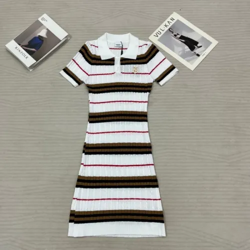 Burberry Dresses Short Sleeved For Women #1452806
