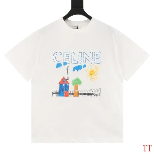 Celine T-Shirts Short Sleeved For Unisex #1452852, $36.00 USD, [ITEM#1452852], Celine T-Shirts