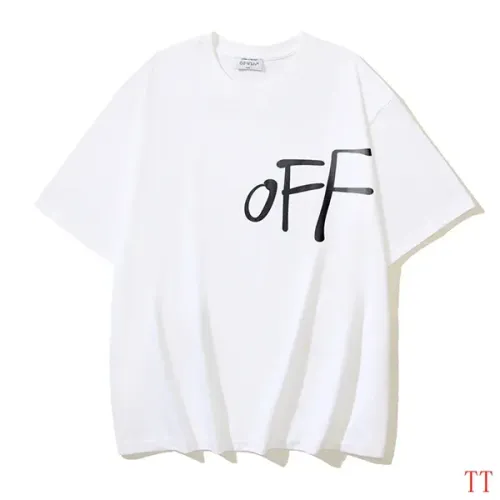 Off-White T-Shirts Short Sleeved For Unisex #1453046