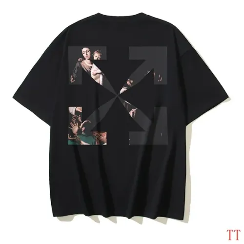 Replica Off-White T-Shirts Short Sleeved For Unisex #1453055 $32.00 USD for Wholesale