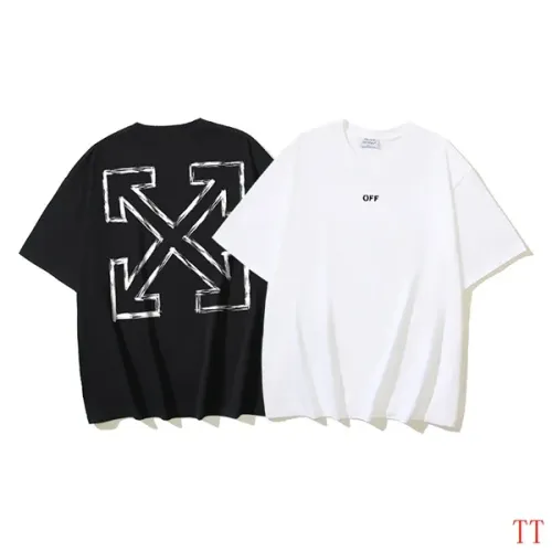 Replica Off-White T-Shirts Short Sleeved For Unisex #1453058 $32.00 USD for Wholesale